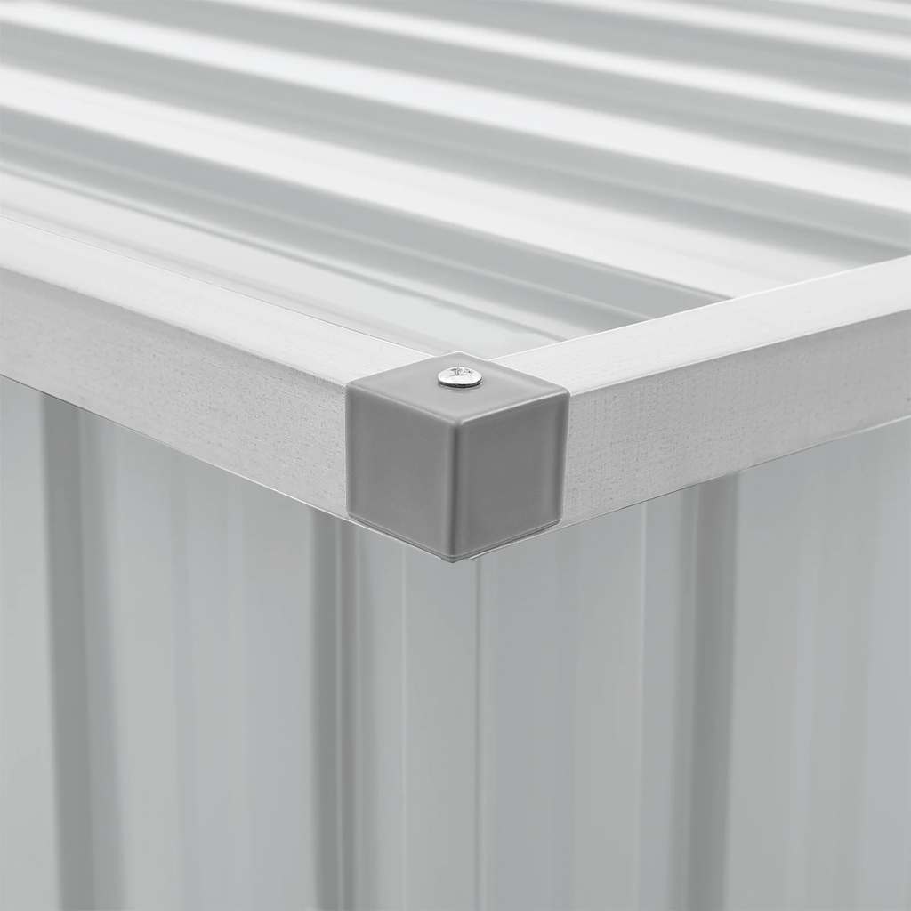 Μπαούλο Αποθήκευσης Κήπου Γκρι 129 x 67 x 65 εκ. - Pakobazaar