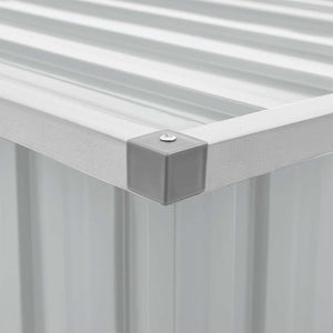 Μπαούλο Αποθήκευσης Κήπου Γκρι 129 x 67 x 65 εκ. - Pakobazaar