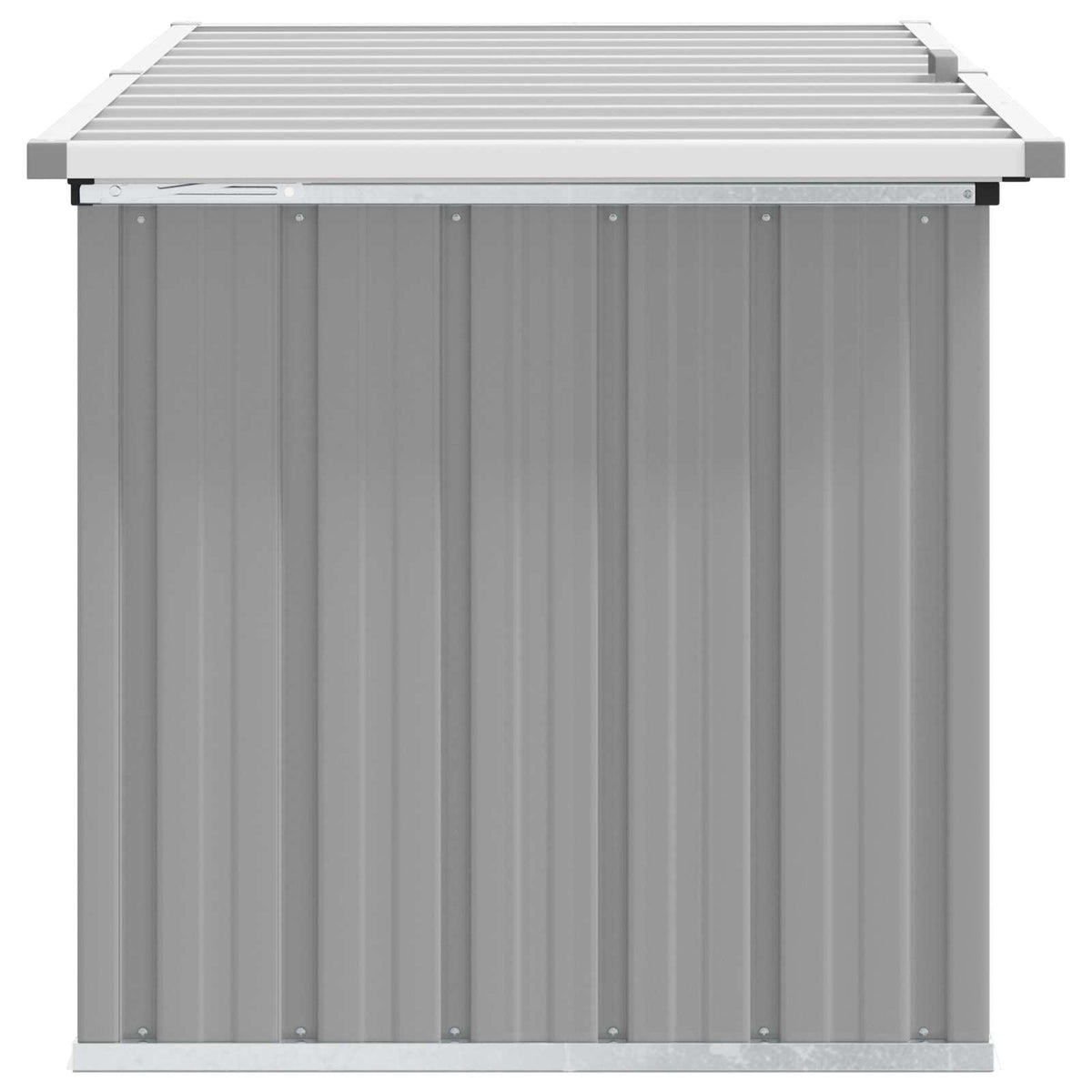 Μπαούλο Αποθήκευσης Κήπου Γκρι 129 x 67 x 65 εκ. - Pakobazaar