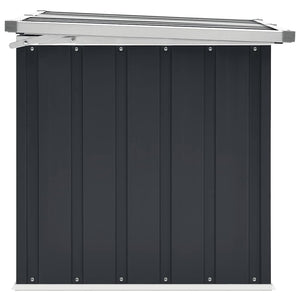 Μπαούλο Αποθήκευσης Κήπου Ανθρακί 129 x 67 x 65 εκ. - Pakobazaar