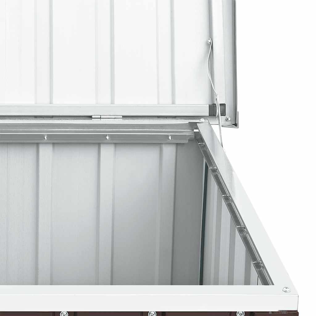 Κουτί Αποθήκευσης Κήπου Καφέ 129 x 67 x 65 εκ.