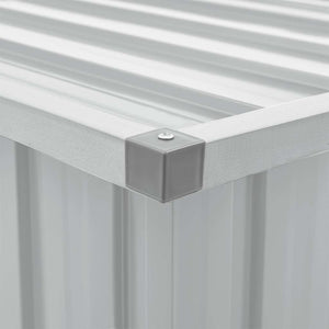 Μπαούλο Αποθήκευσης Κήπου Γκρι 149 x 99 x 93 εκ. - Pakobazaar