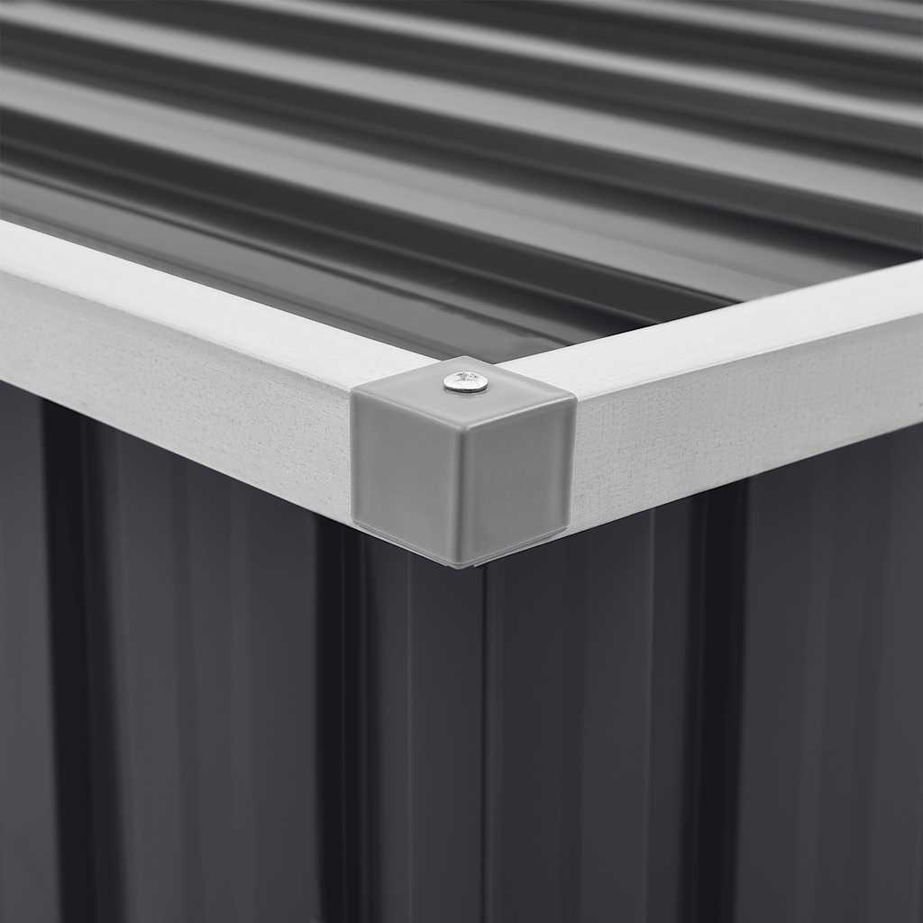 Μπαούλο Αποθήκευσης Κήπου Ανθρακί 149 x 99 x 93 εκ. - Pakobazaar