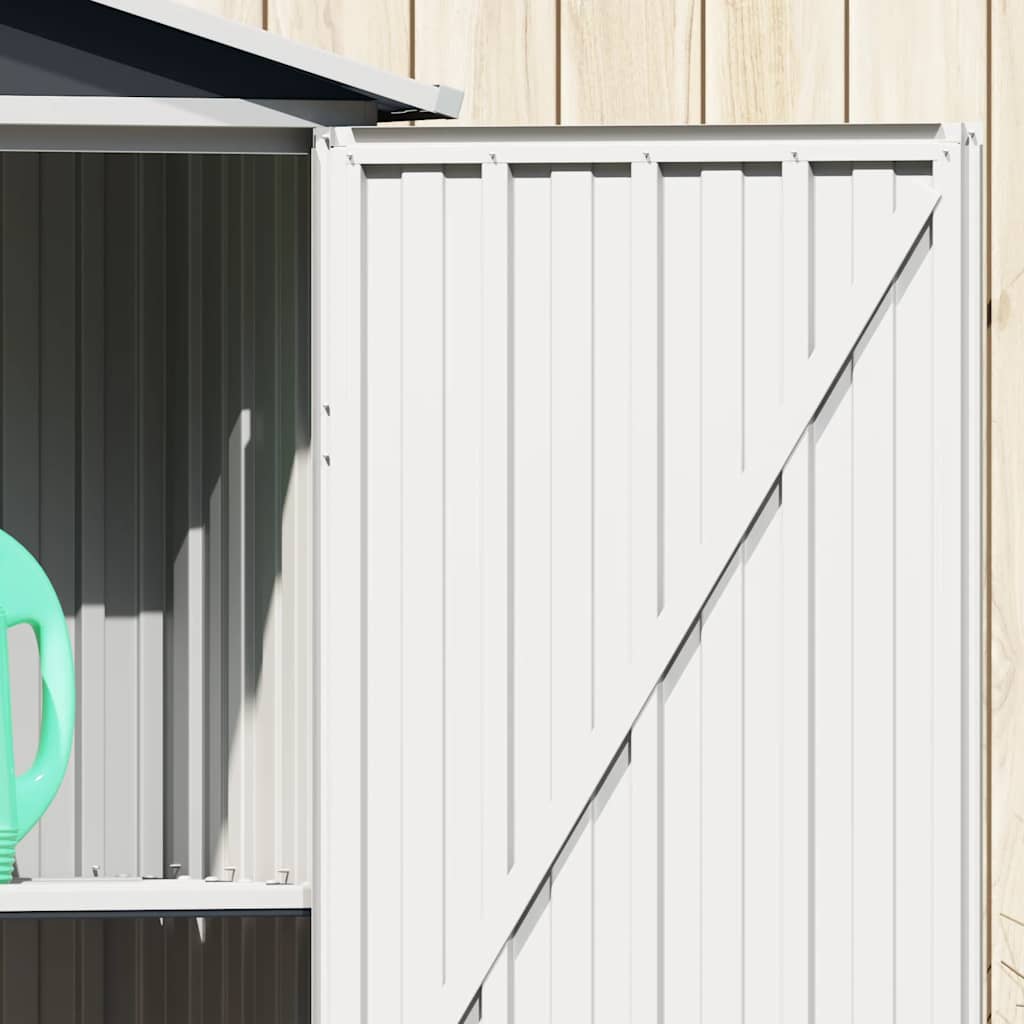 Αποθήκη Κήπου Ανθρακί 116x45x175 εκ. από Γαλβανισμένο Ατσάλι - Pakobazaar