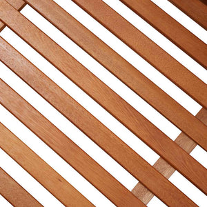 Μπαούλο Αποθήκευσης Κήπου 150x50x55 εκ. Μασίφ Ξύλο Ευκαλύπτου