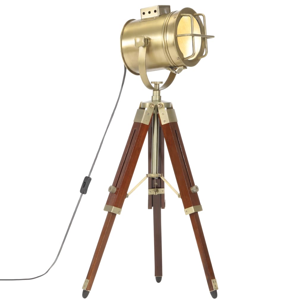 Φωτιστικό Δαπέδου με Τρίποδο 69 εκ. από Μασίφ Ξύλο Μάνγκο - Pakobazaar