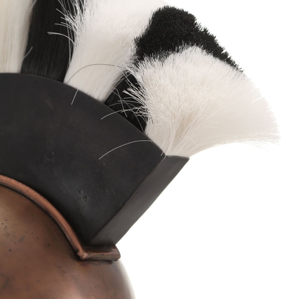 Κράνος Πολεμιστή Αρχαιοελληνικό Ρέπλικα Αντικέ Χρώμα Χαλκού - Pakobazaar