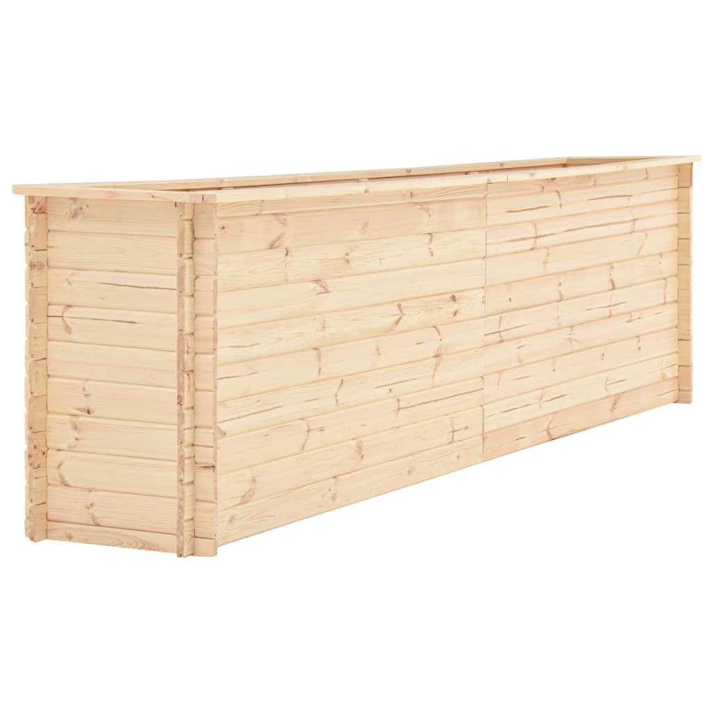 Ζαρντινιέρα Υπερυψωμένη 300x50x80,5 εκ/19 χιλ Εμποτ.Ξύλο Πεύκου