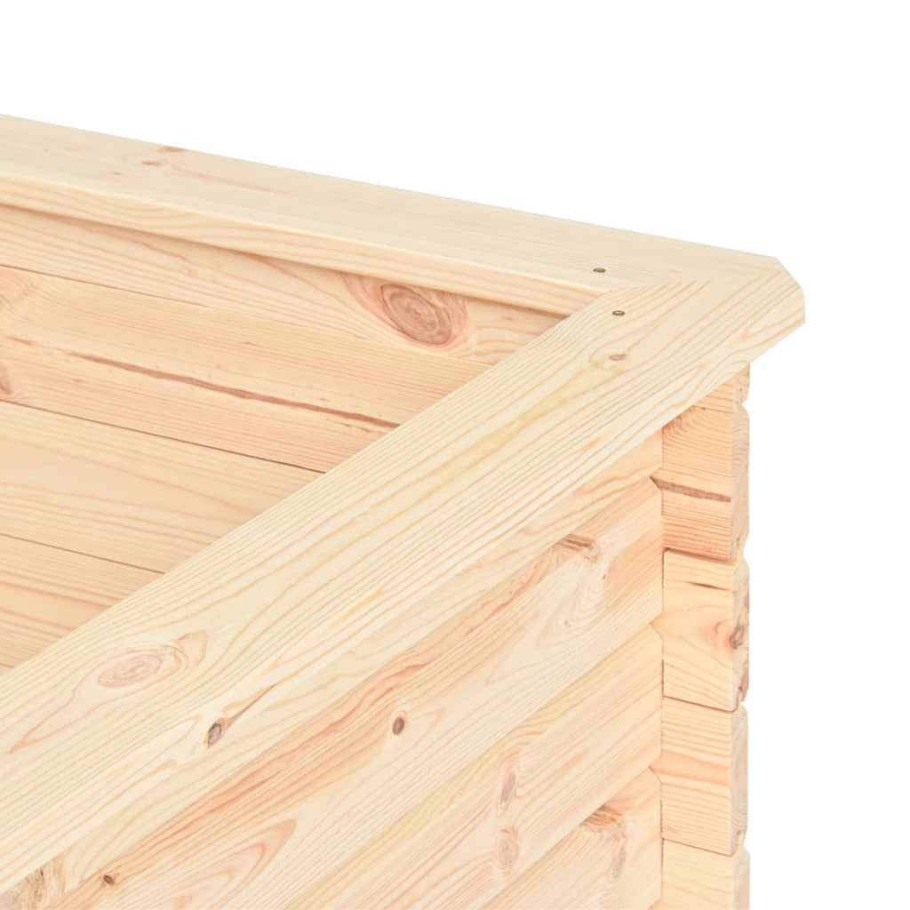 Ζαρντινιέρα Υπερυψωμένη 300x150x80,5 εκ./19 χιλ Εμπ.Ξύλο Πεύκου - Pakobazaar