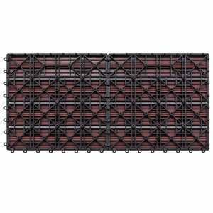 Πλάκα Κατασκευής 6 pcs Καφέ 60 x 30 cm WPC - Pakobazaar
