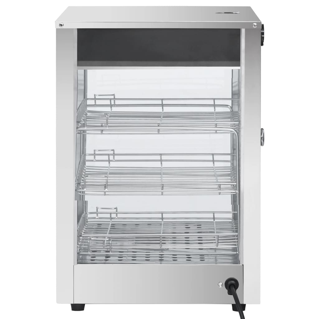 Βιτρίνα Θερμαινόμενη Gastronorm Ηλεκτρική 600 W Ανοξ. Ατσάλι