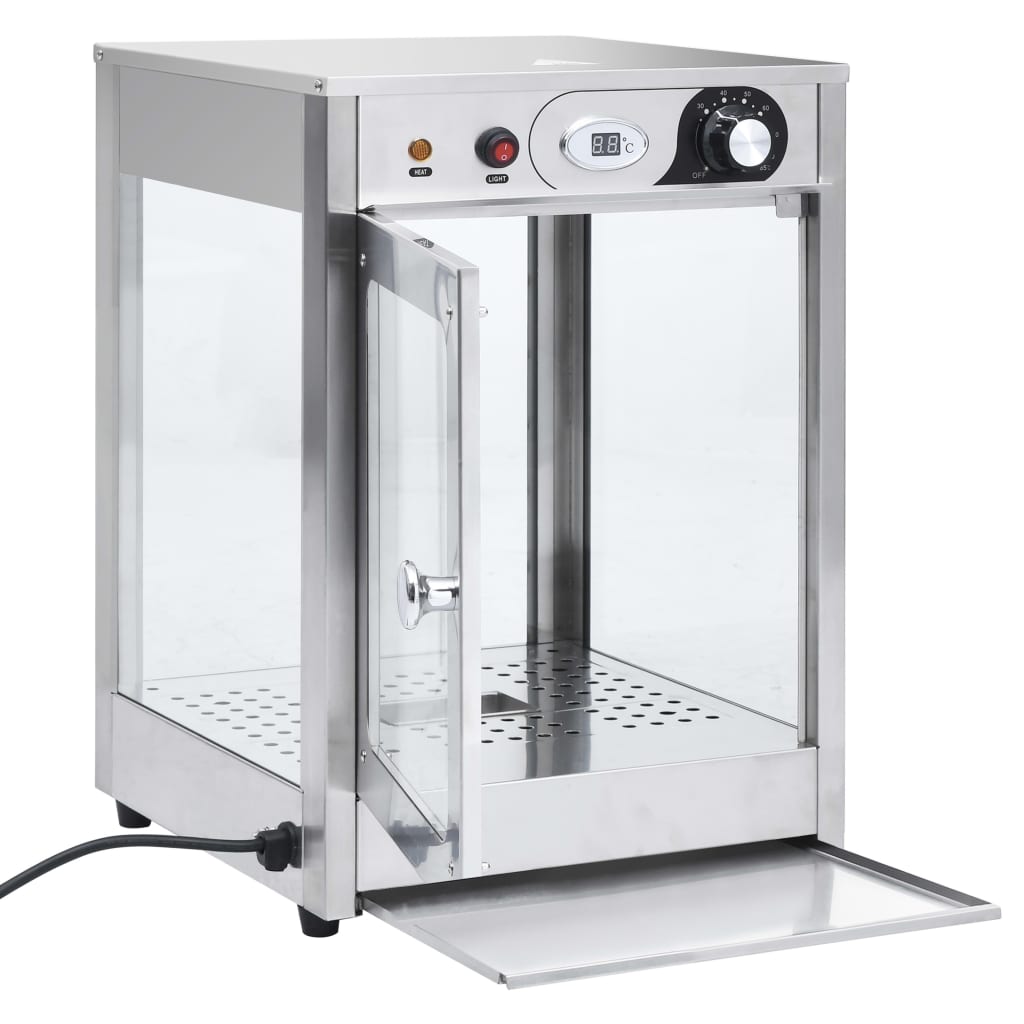 Βιτρίνα Θερμαινόμενη Gastronorm Ηλεκτρική 600 W Ανοξ. Ατσάλι
