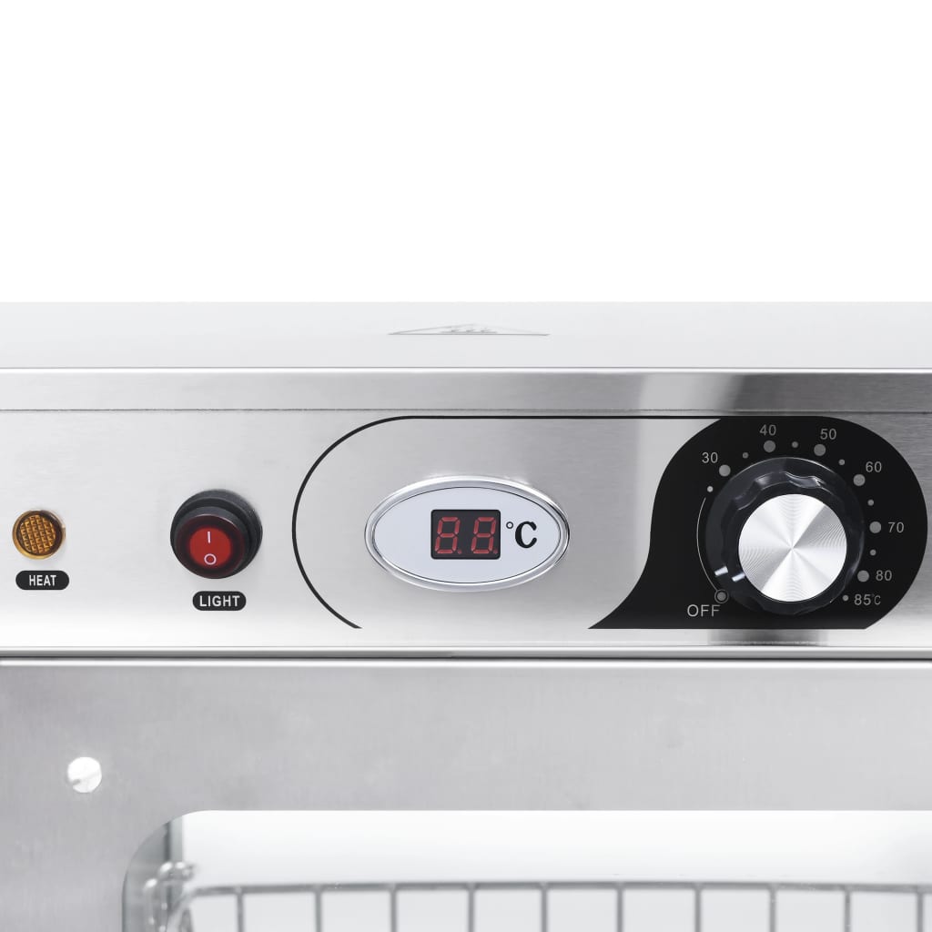 Βιτρίνα Θερμαινόμενη Gastronorm Ηλεκτρική 600 W Ανοξ. Ατσάλι