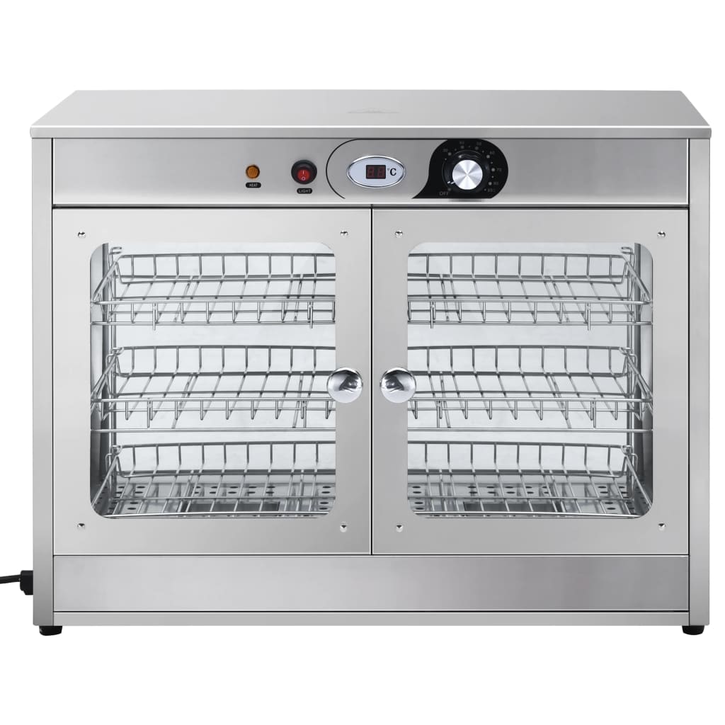 Βιτρίνα Θερμαινόμενη Gastronorm Ηλεκτρική 1200 W Ανοξ. Ατσάλι - Pakobazaar
