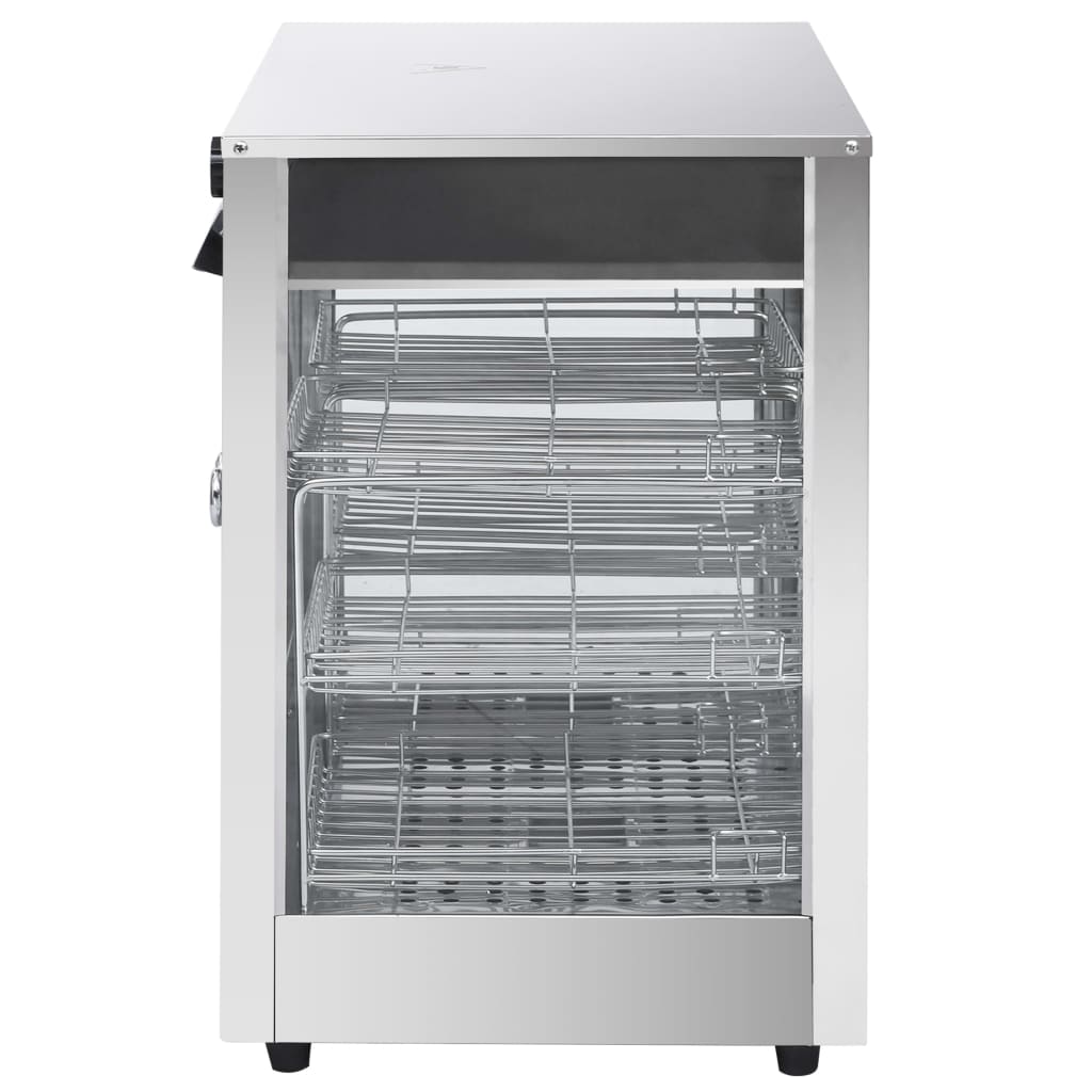 Βιτρίνα Θερμαινόμενη Gastronorm Ηλεκτρική 1200 W Ανοξ. Ατσάλι - Pakobazaar