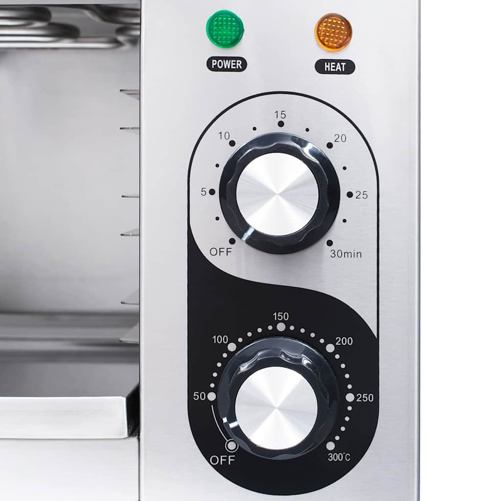 Σαλαμάνδρα Gastronorm Ηλεκτρική 2500 W από Ανοξείδωτο Ατσάλι