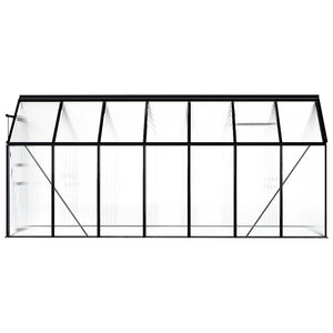Θερμοκήπιο Ανθρακί 8,17 μ³ Αλουμινίου - Pakobazaar