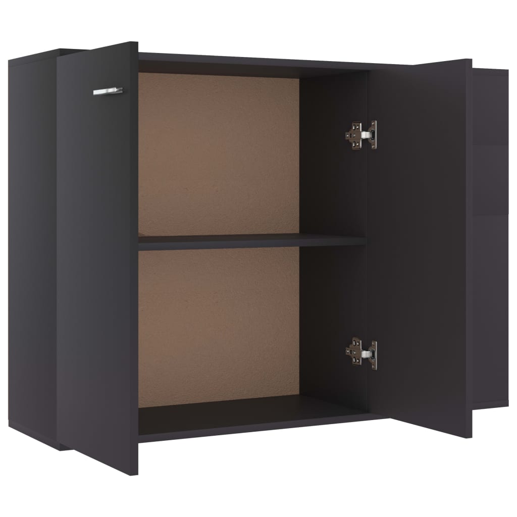 Μπουφές Γκρι 105 x 30 x 75 εκ. από Επεξ. Ξύλο - Pakobazaar