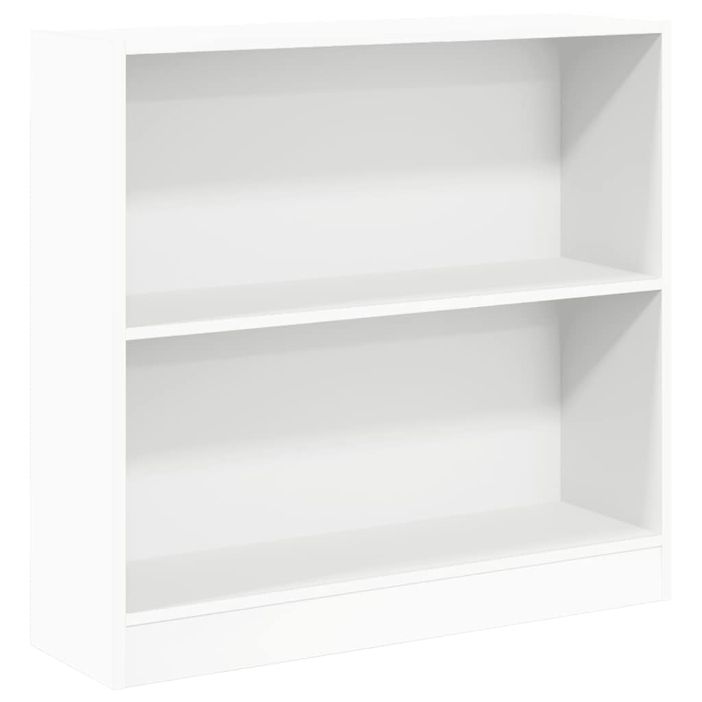 Βιβλιοθήκη Λευκή 80x24x75 εκ. από Τεχνητό Ξύλο - Pakobazaar