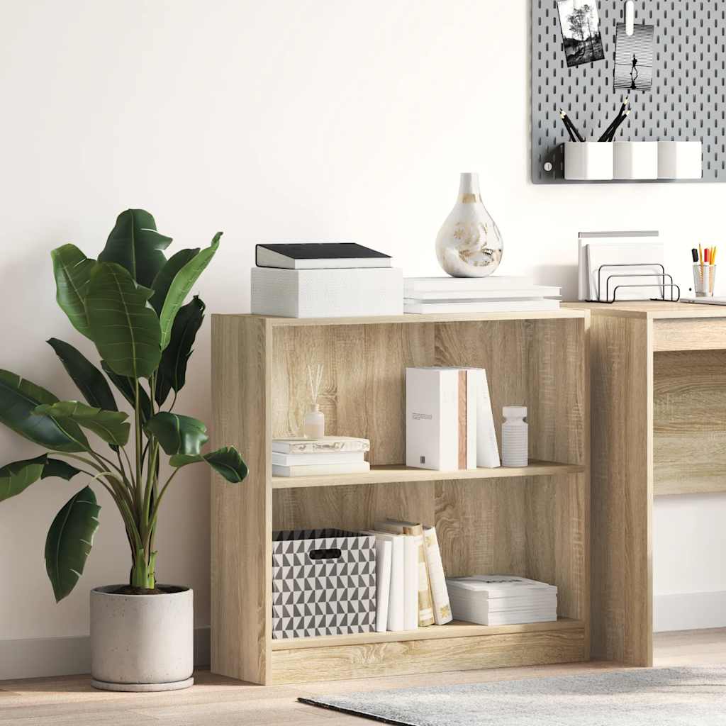 Βιβλιοθήκη Sonoma Δρυς 80 x 24 x 75 εκ. από Τεχνητό Ξύλο - Pakobazaar