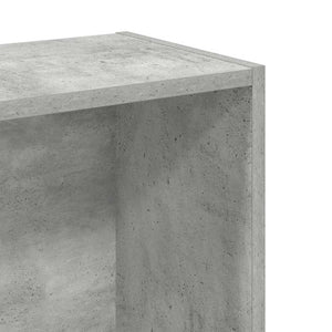 Βιβλιοθήκη Γκρι του Σκυροδέματος 80 x 24 x 75 εκ. Μοριοσανίδα - Pakobazaar