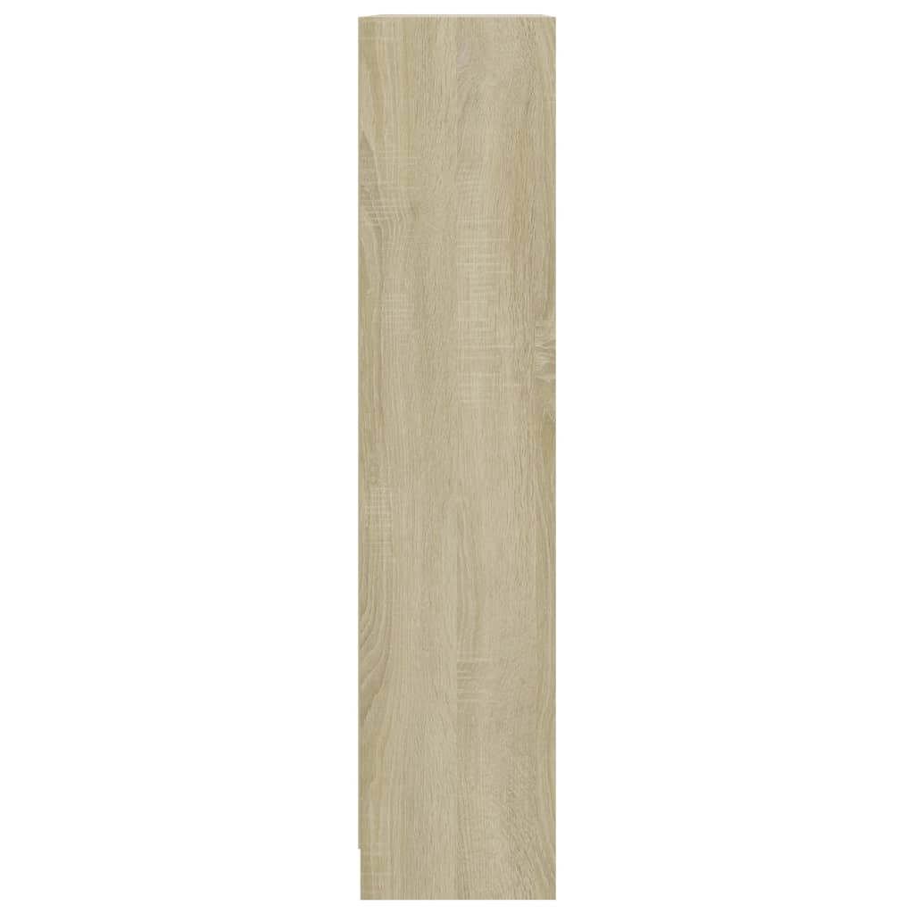 Βιβλιοθήκη Χρώμα Sonoma Δρυς 80 x 24 x 108 εκ. από Μοριοσανίδα