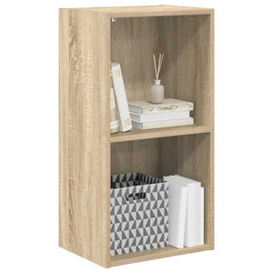 Βιβλιοθήκη με 2 Ράφια Sonoma Δρυς 40x30x76,5 εκ. Επεξ. Ξύλο - Pakobazaar