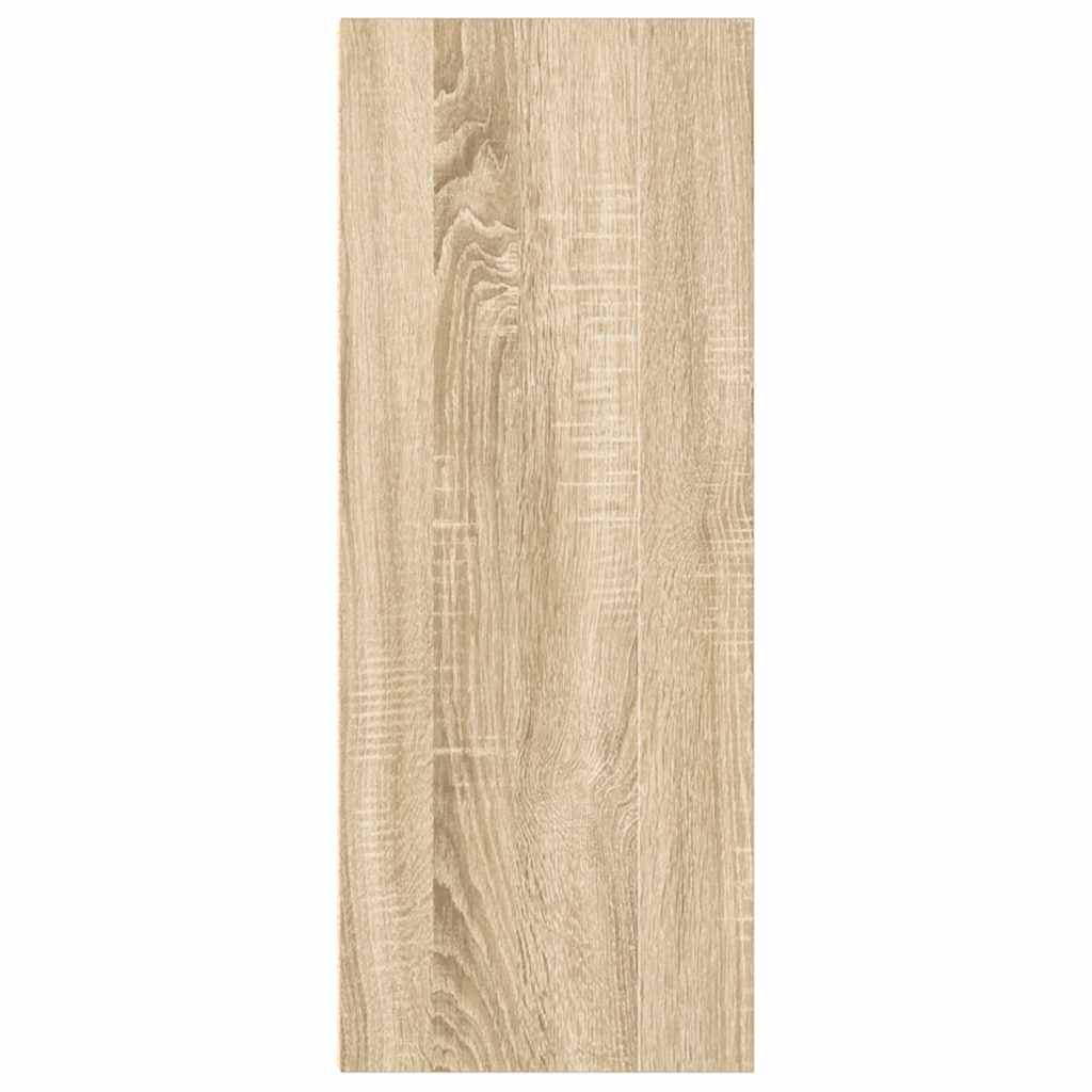 Βιβλιοθήκη με 2 Ράφια Sonoma Δρυς 40x30x76,5 εκ. Επεξ. Ξύλο - Pakobazaar