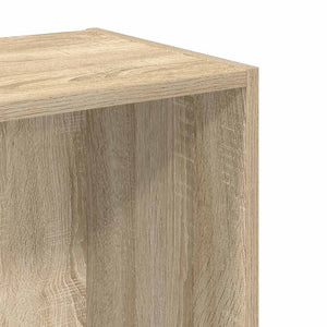 Βιβλιοθήκη με 2 Ράφια Sonoma Δρυς 40x30x76,5 εκ. Επεξ. Ξύλο - Pakobazaar