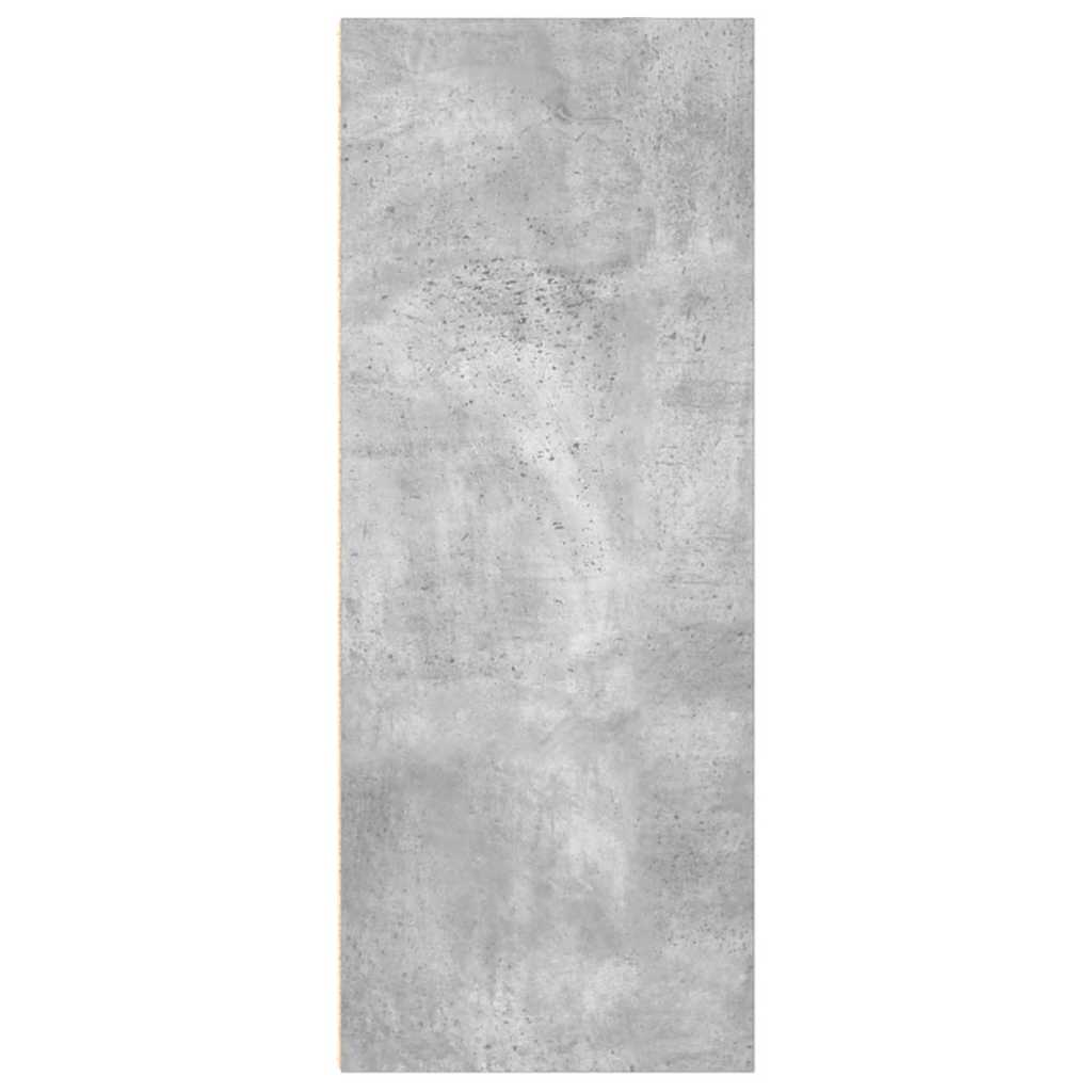 Βιβλιοθήκη με 2 Ράφια Γκρι Σκυροδεμ. 40x30x76,5 εκ. Μοριοσανίδα - Pakobazaar