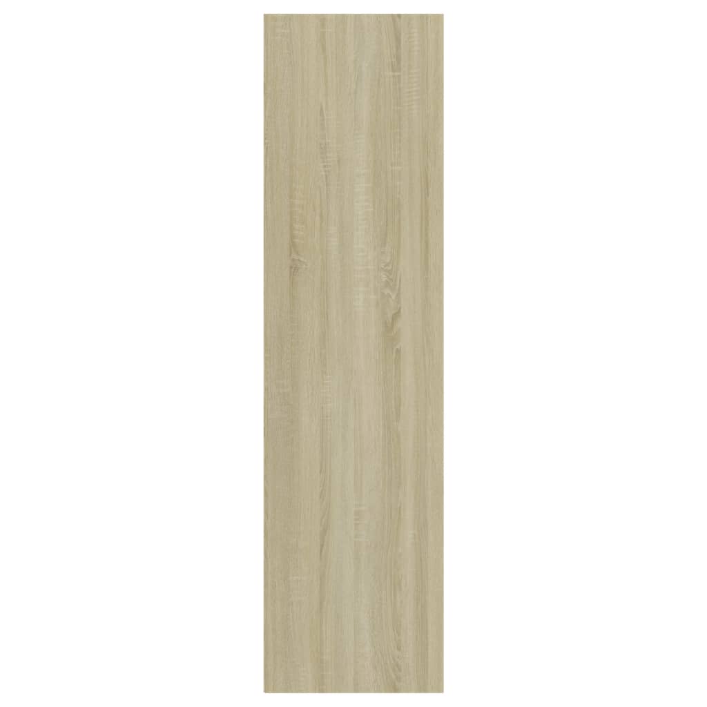 Βιβλιοθήκη με 3 Ράφια Sonoma Δρυς 40x30x114 εκ. από Επεξ. Ξύλο