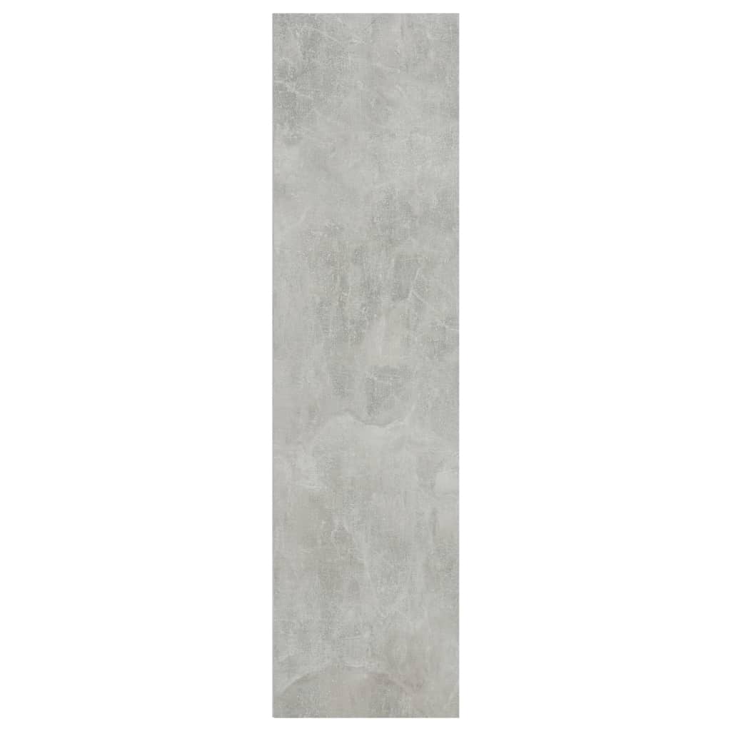 Βιβλιοθήκη με 3 Ράφια Γκρι Σκυροδέμ. 40x30x114 εκ. Επεξ. Ξύλο - Pakobazaar