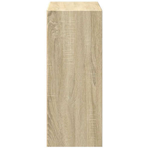 Βιβλιοθήκη με 2 Ράφια Sonoma Δρυς 60x30x76,5 εκ. Μοριοσανίδα - Pakobazaar