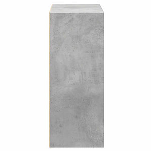 Βιβλιοθήκη με 2 Ράφια Γκρι Σκυροδεμ. 60x30x76,5 εκ. Μοριοσανίδα - Pakobazaar