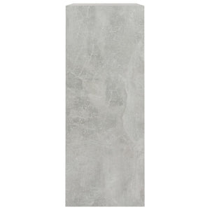Βιβλιοθήκη με 2 Ράφια Γκρι Σκυροδεμ. 80x30x76,5 εκ. Μοριοσανίδα