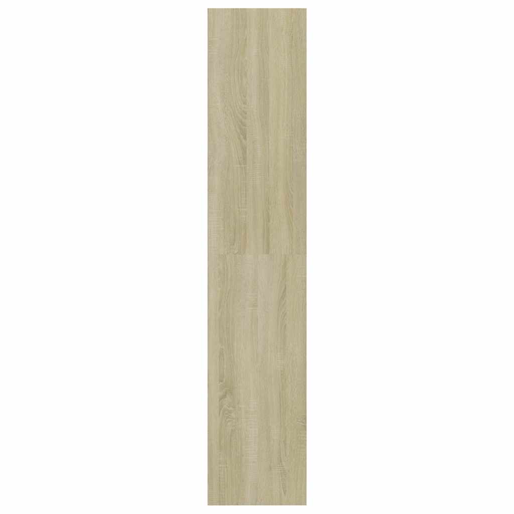 Βιβλιοθήκη με 4 Ράφια Sonoma Δρυς 80x30x151,5 εκ. Μοριοσανίδα
