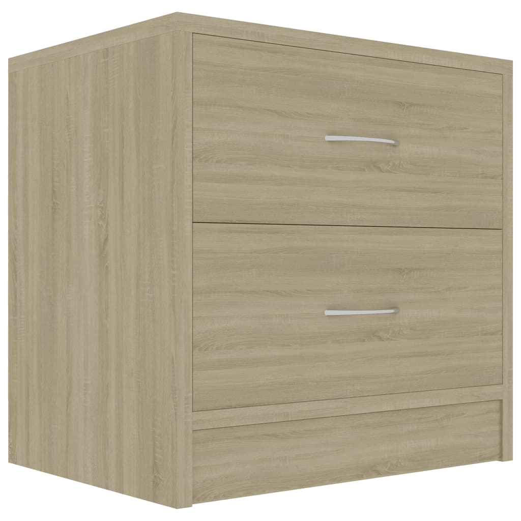 Κομοδίνο Χρώμα Sonoma Δρυς 40 x 30 x 40 εκ. από Επεξ. Ξύλο