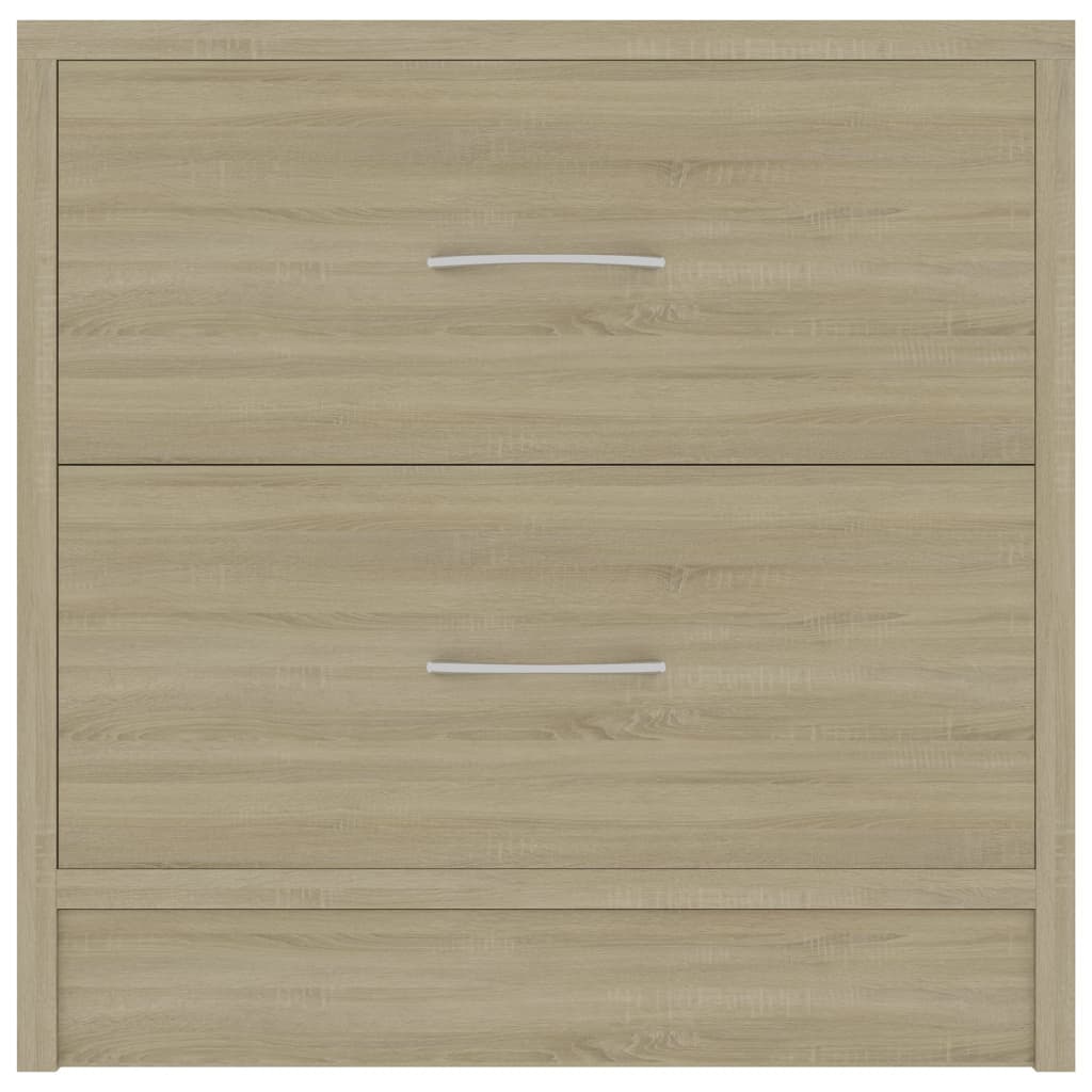Κομοδίνο Χρώμα Sonoma Δρυς 40 x 30 x 40 εκ. από Επεξ. Ξύλο