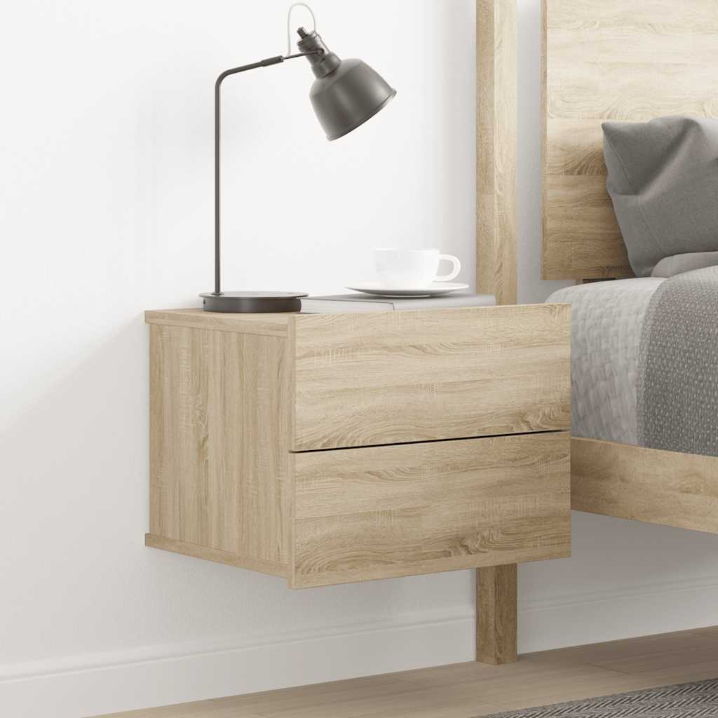 Κομοδίνο Χρώμα Sonoma Δρυς 40 x 30 x 30 εκ. από Μοριοσανίδα