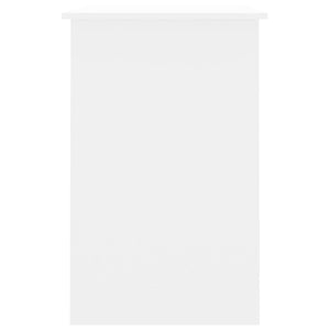 Γραφείο Λευκό 100 x 50 x 76 εκ. από Επεξ. Ξύλο - Pakobazaar