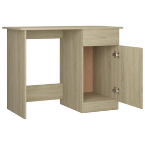 Γραφείο Χρώμα Sonoma Δρυς 100 x 50 x 76 εκ. από Επεξ. Ξύλο - Pakobazaar