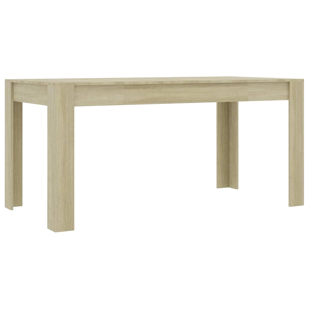 Τραπεζαρία Sonoma Δρυς 160 x 80 x 76 εκ. από Μοριοσανίδα
