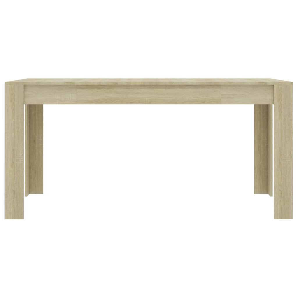 Τραπεζαρία Sonoma Δρυς 160 x 80 x 76 εκ. από Μοριοσανίδα