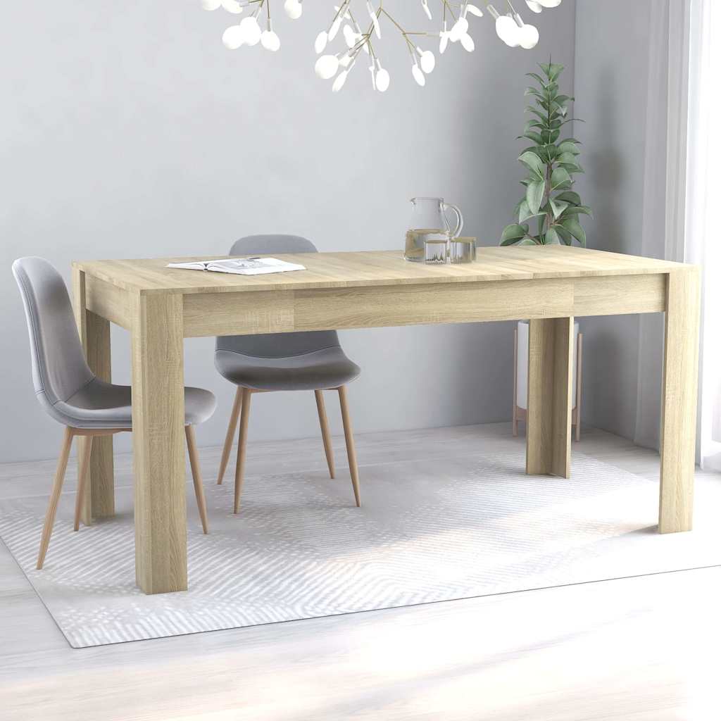 Τραπεζαρία Sonoma Δρυς 160 x 80 x 76 εκ. από Μοριοσανίδα