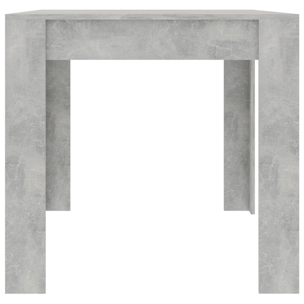 Τραπεζαρία Γκρι του Σκυροδέματος 160 x 80 x 76 εκ.  Μοριοσανίδα - Pakobazaar