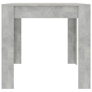 Τραπεζαρία Γκρι του Σκυροδέματος 160 x 80 x 76 εκ.  Μοριοσανίδα - Pakobazaar