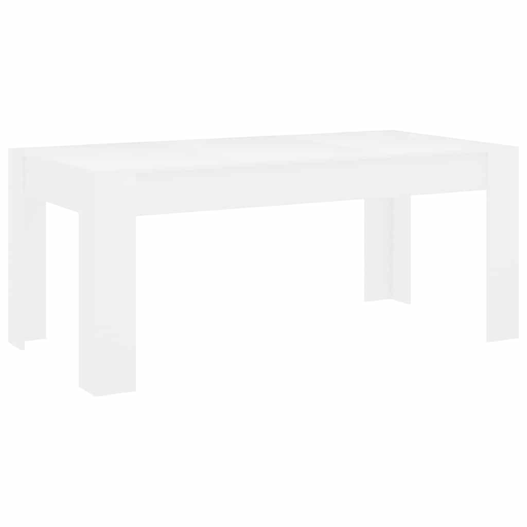 Τραπεζαρία Λευκή 180 x 90 x 76 εκ. από Μοριοσανίδα