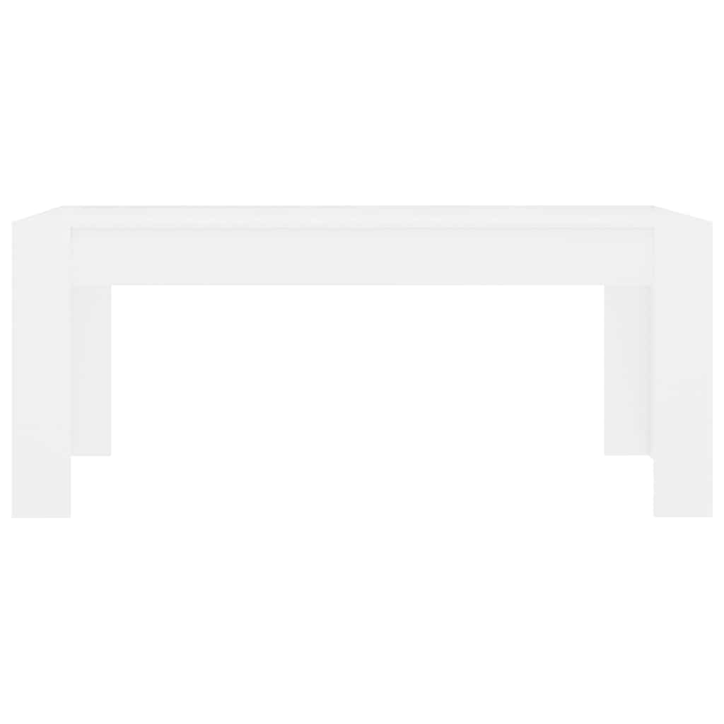 Τραπεζαρία Λευκή 180 x 90 x 76 εκ. από Μοριοσανίδα