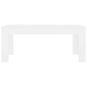 Τραπεζαρία Λευκή 180 x 90 x 76 εκ. από Μοριοσανίδα
