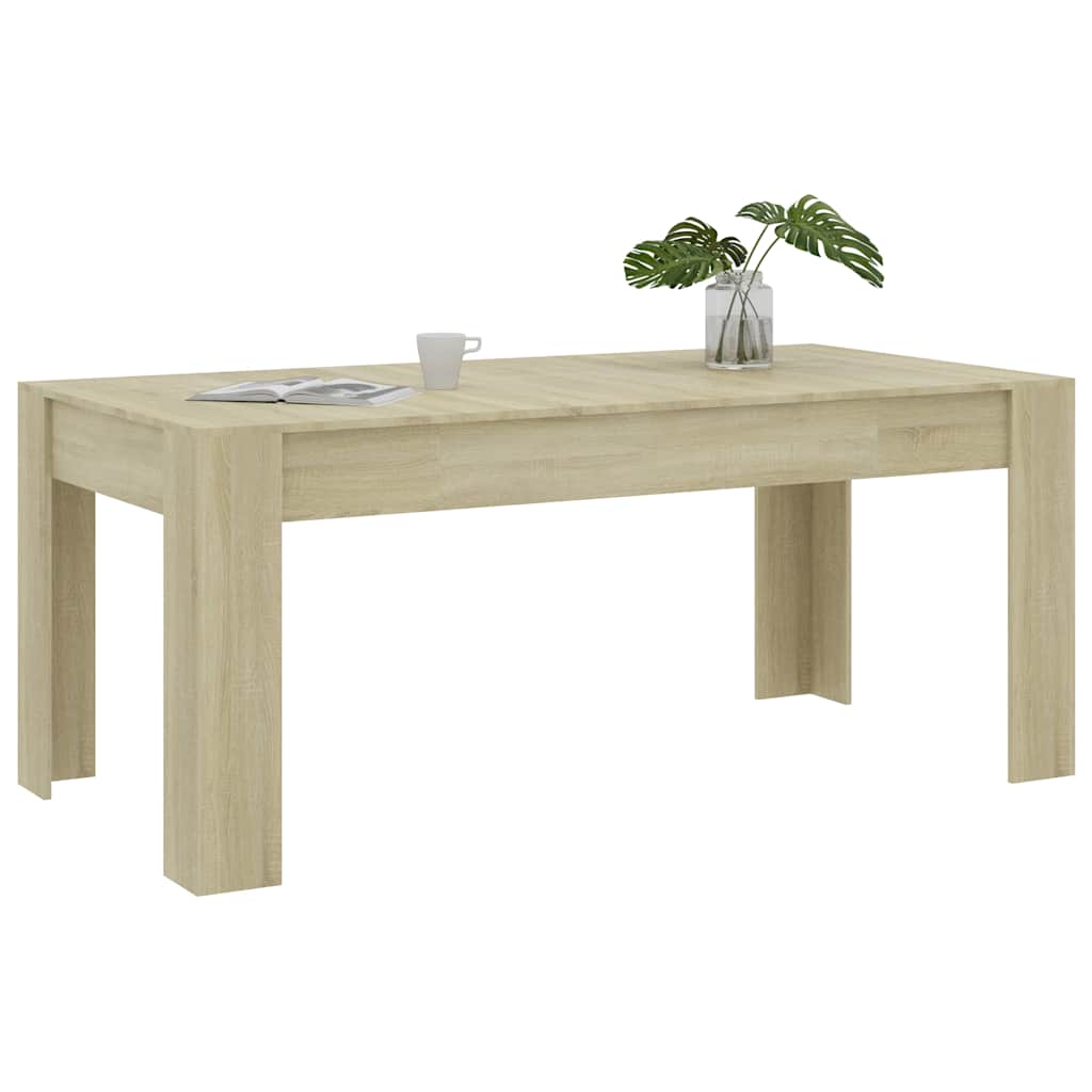 Τραπεζαρία Sonoma Δρυς 180 x 90 x 76 εκ. από Μοριοσανίδα